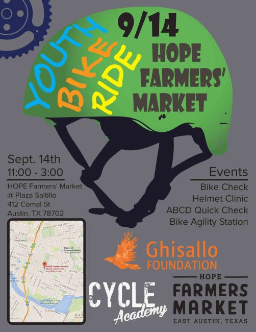 Youth Bike Ride - Hope Sept 14